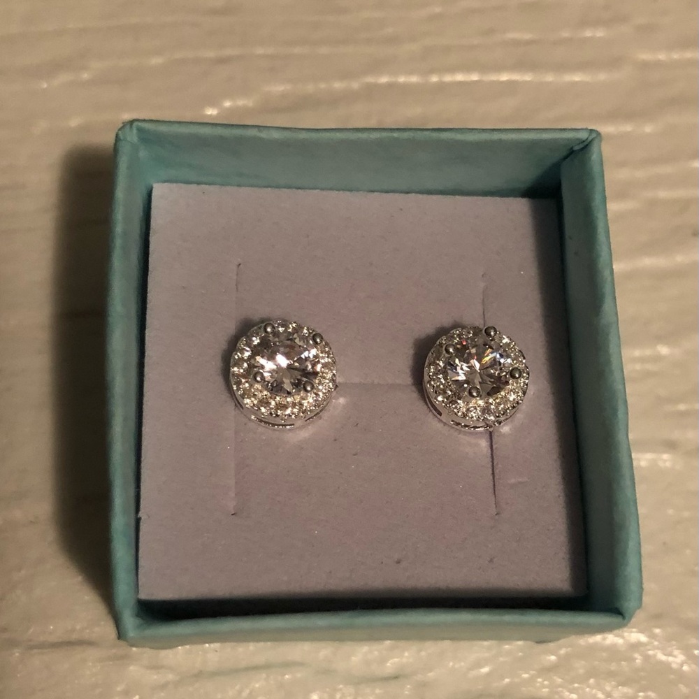 Elegant Silver Stud Earrings
